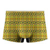 Asante Kente Pattern Print Men's Boxer Briefs