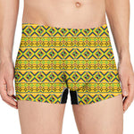 Asante Kente Pattern Print Men's Boxer Briefs