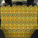 Asante Kente Pattern Print Pet Car Back Seat Cover