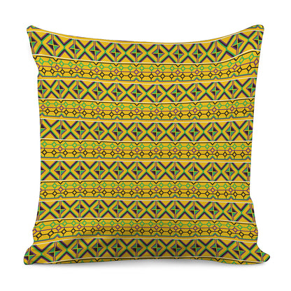 Asante Kente Pattern Print Pillow Cover