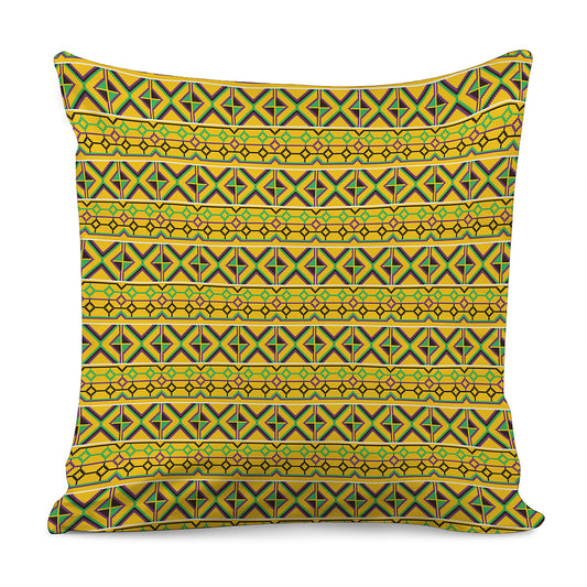 Asante Kente Pattern Print Pillow Cover