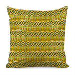 Asante Kente Pattern Print Pillow Cover