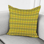 Asante Kente Pattern Print Pillow Cover