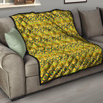 Asante Kente Pattern Print Quilt