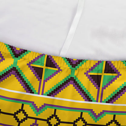 Asante Kente Pattern Print Sofa Cover