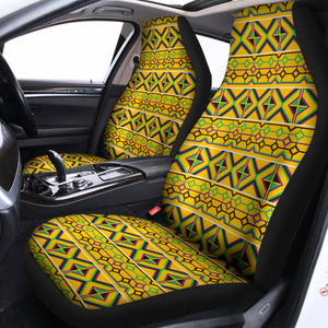 Asante Kente Pattern Print Universal Fit Car Seat Covers