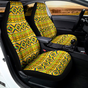 Asante Kente Pattern Print Universal Fit Car Seat Covers