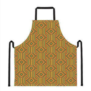 Ashanti Kente Pattern Print Apron