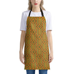 Ashanti Kente Pattern Print Apron