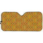 Ashanti Kente Pattern Print Car Sun Shade