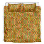 Ashanti Kente Pattern Print Duvet Cover Bedding Set