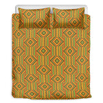 Ashanti Kente Pattern Print Duvet Cover Bedding Set