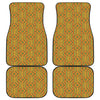 Ashanti Kente Pattern Print Front and Back Car Floor Mats