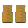 Ashanti Kente Pattern Print Front Car Floor Mats