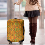 Ashanti Kente Pattern Print Luggage Cover