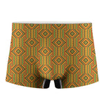 Ashanti Kente Pattern Print Men's Boxer Briefs