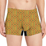 Ashanti Kente Pattern Print Men's Boxer Briefs