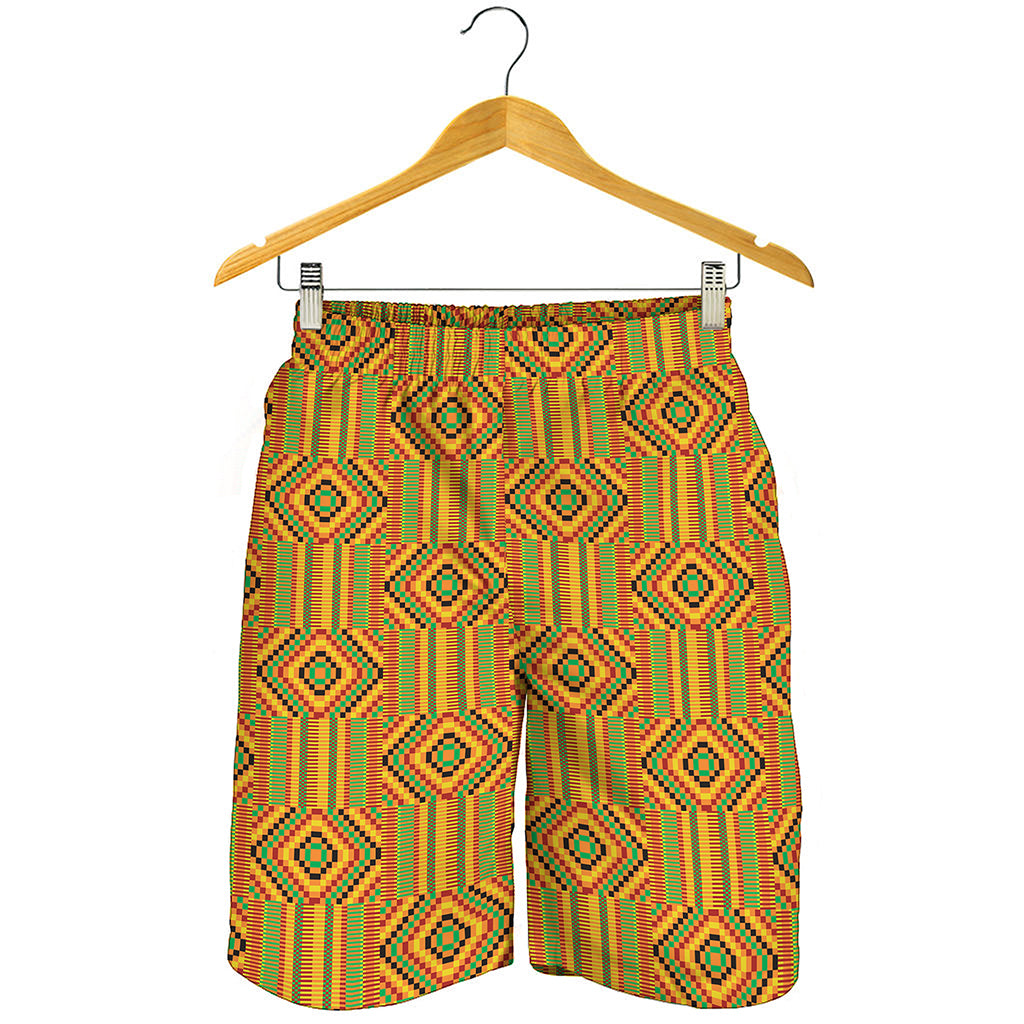 Ashanti Kente Pattern Print Men's Shorts
