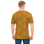 Ashanti Kente Pattern Print Men's T-Shirt