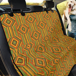 Ashanti Kente Pattern Print Pet Car Back Seat Cover