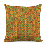 Ashanti Kente Pattern Print Pillow Cover