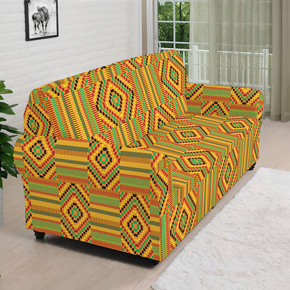 Ashanti Kente Pattern Print Sofa Cover