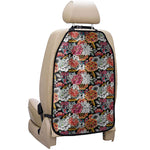 Asian Chrysanthemum Pattern Print Car Seat Organizers
