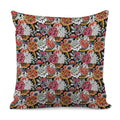 Asian Chrysanthemum Pattern Print Pillow Cover