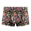 Asian Crane Bird Pattern Print Men's Boxer Briefs