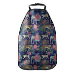 Asian Elephant And Tiger Print Car Seat Organizers