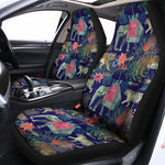 Asian Elephant And Tiger Print Universal Fit Car Seat Covers