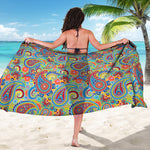 Asian Paisley Pattern Print Beach Sarong Wrap