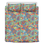 Asian Paisley Pattern Print Duvet Cover Bedding Set