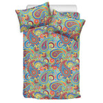 Asian Paisley Pattern Print Duvet Cover Bedding Set