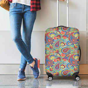 Asian Paisley Pattern Print Luggage Cover