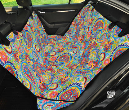 Asian Paisley Pattern Print Pet Car Back Seat Cover