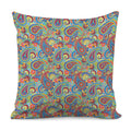 Asian Paisley Pattern Print Pillow Cover