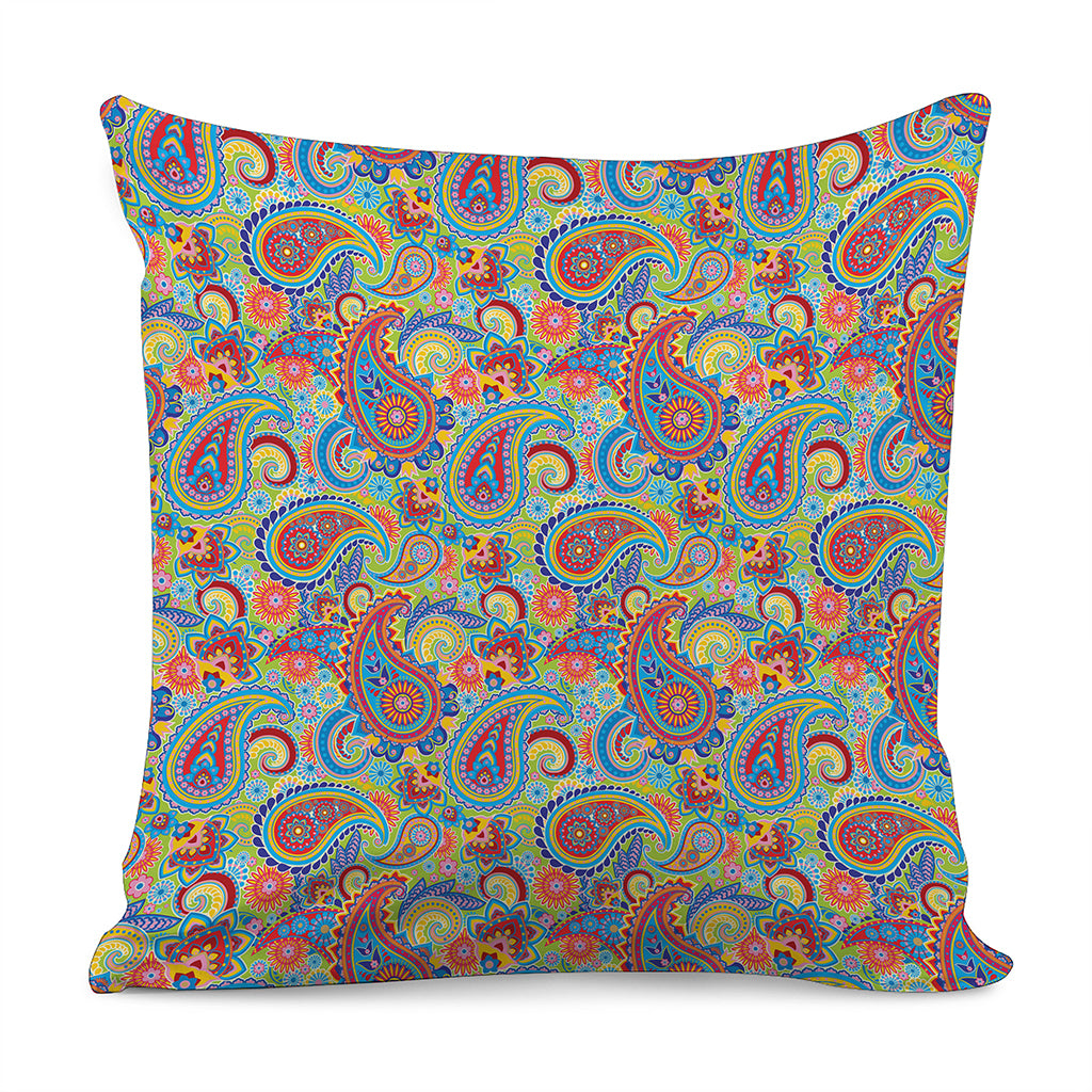 Asian Paisley Pattern Print Pillow Cover