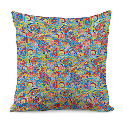 Asian Paisley Pattern Print Pillow Cover