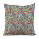 Asian Paisley Pattern Print Pillow Cover