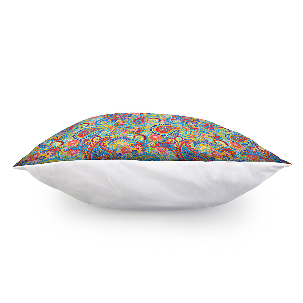 Asian Paisley Pattern Print Pillow Cover