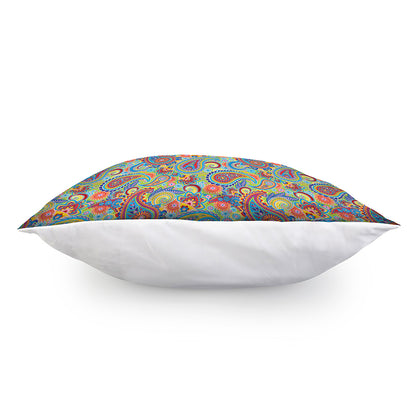 Asian Paisley Pattern Print Pillow Cover