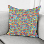 Asian Paisley Pattern Print Pillow Cover