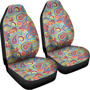 Asian Paisley Pattern Print Universal Fit Car Seat Covers