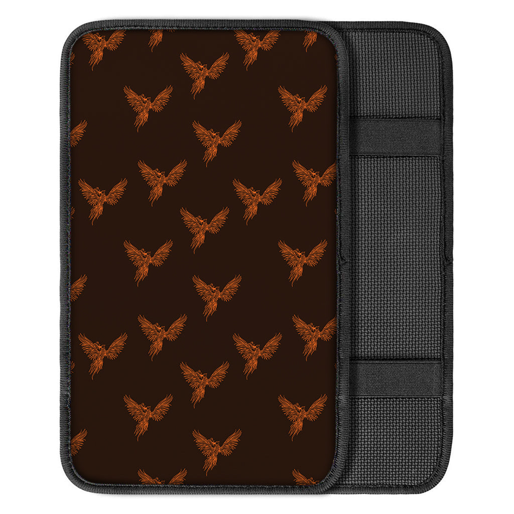 Asian Phoenix Pattern Print Car Center Console Cover