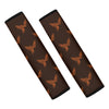 Asian Phoenix Pattern Print Car Seat Belt Covers