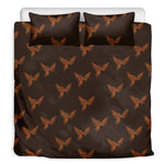 Asian Phoenix Pattern Print Duvet Cover Bedding Set