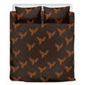 Asian Phoenix Pattern Print Duvet Cover Bedding Set