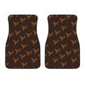 Asian Phoenix Pattern Print Front Car Floor Mats