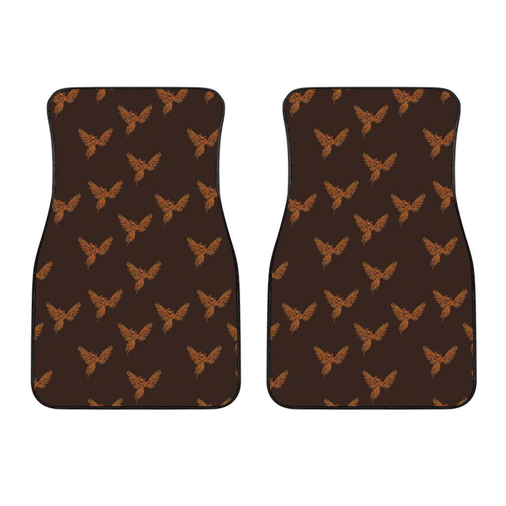 Asian Phoenix Pattern Print Front Car Floor Mats